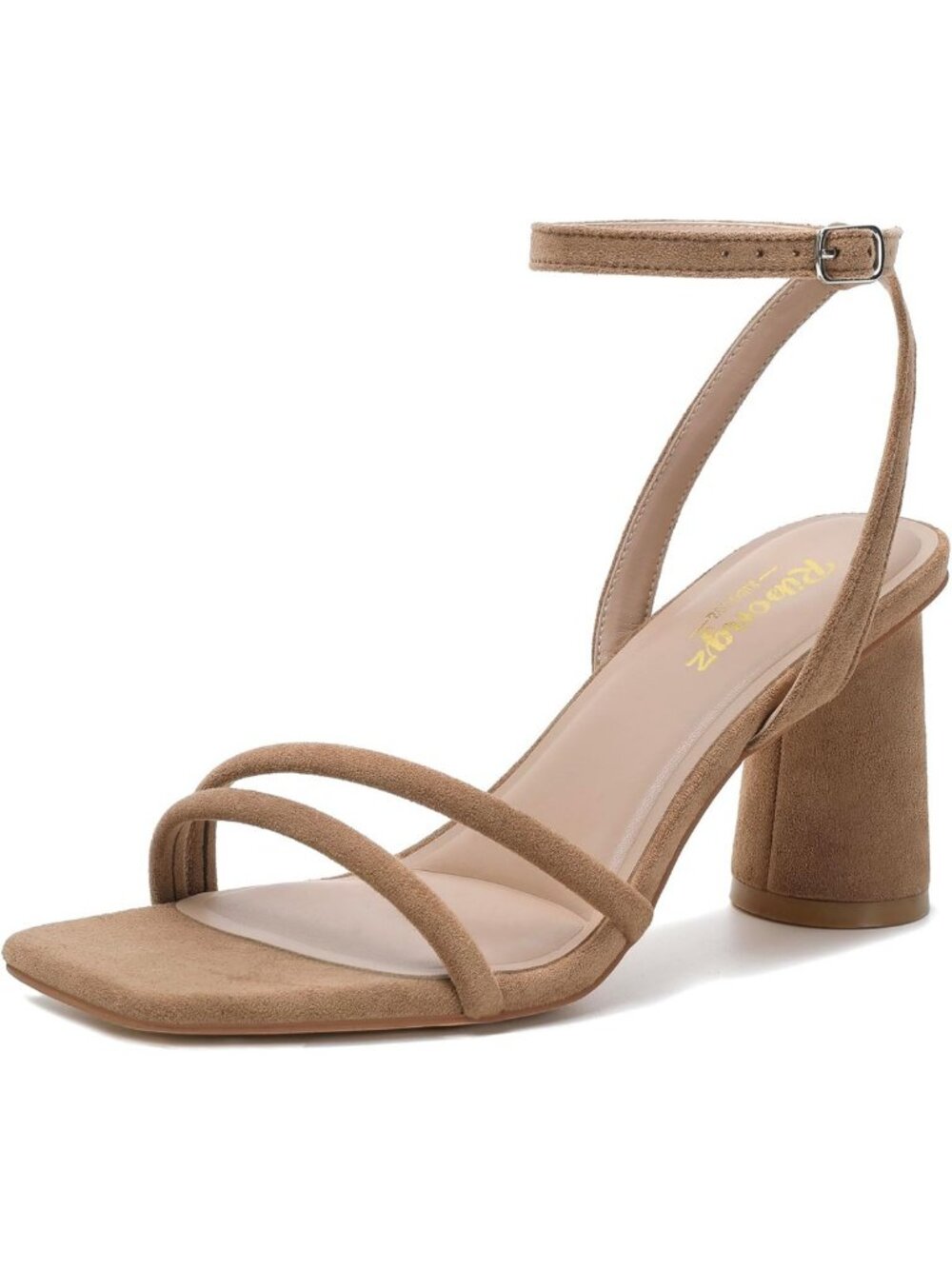 Chic Block Heels for Women - Strappy Open Toe Chunky Sandals for Weddings